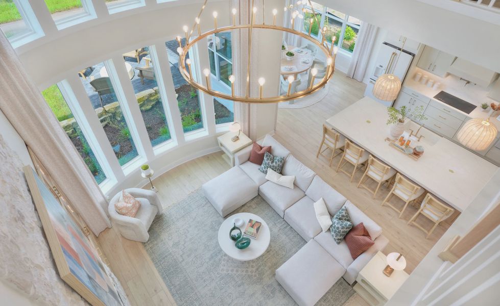 Furnished interior view inside a new home in Weslyn Park at Sunbridge, St. Cloud (Image 15).