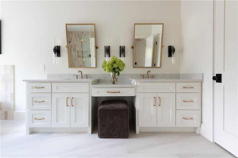 Furnished interior view inside a new home in , Smyrna (Image 46).