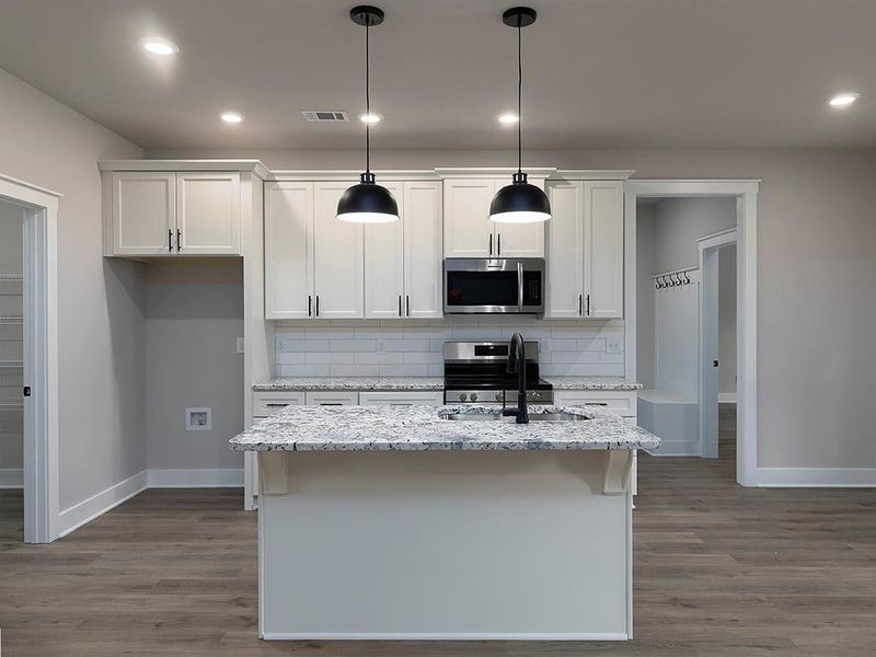 Furnished interior view inside a new home in , Dallas (Image 7).