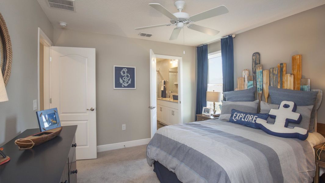 Representative furnished interior of a home built from the Carlisle by Maronda Homes in Crosswinds, Haines City (Image 26).