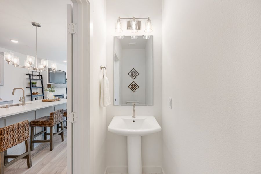 Furnished interior view inside a new home in Willow Grove Townhomes, Melissa (Image 17).