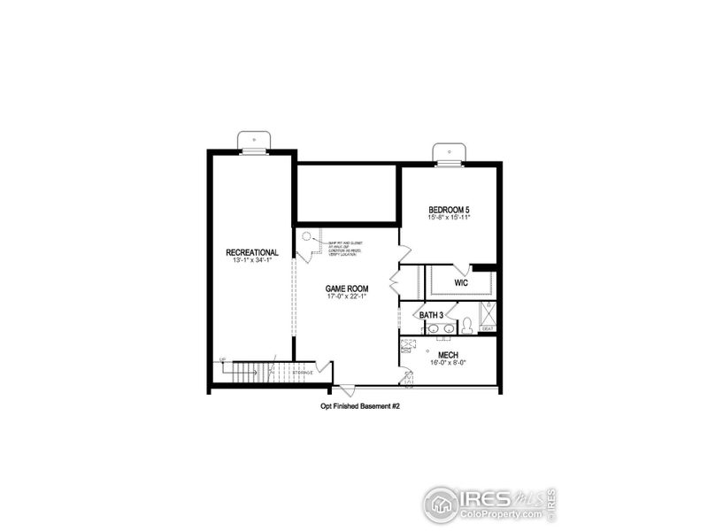 2D floor plan layout of this home in Vantage, Berthoud, CO (Image 3). 2D floor plan layout of this home in Vantage, Berthoud, CO (Image 3).