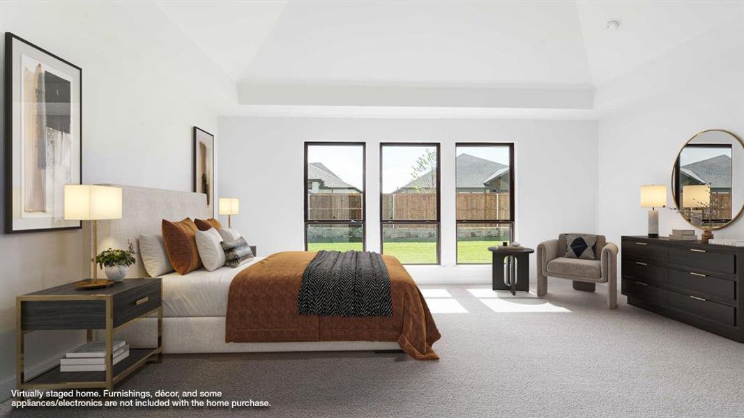 Furnished interior view inside a new home in Trinity Falls 60', McKinney (Image 5). Furnished interior view inside a new home in Trinity Falls 60', McKinney (Image 5).