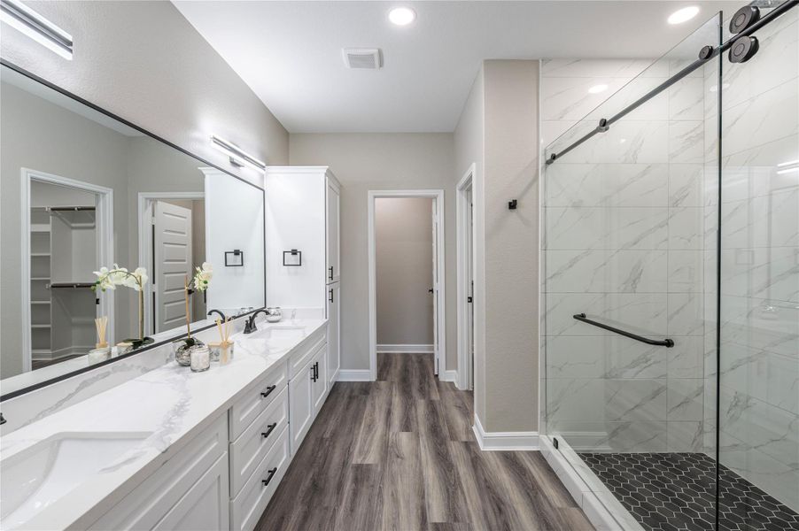 Furnished interior view inside a new home in , Houston (Image 11).