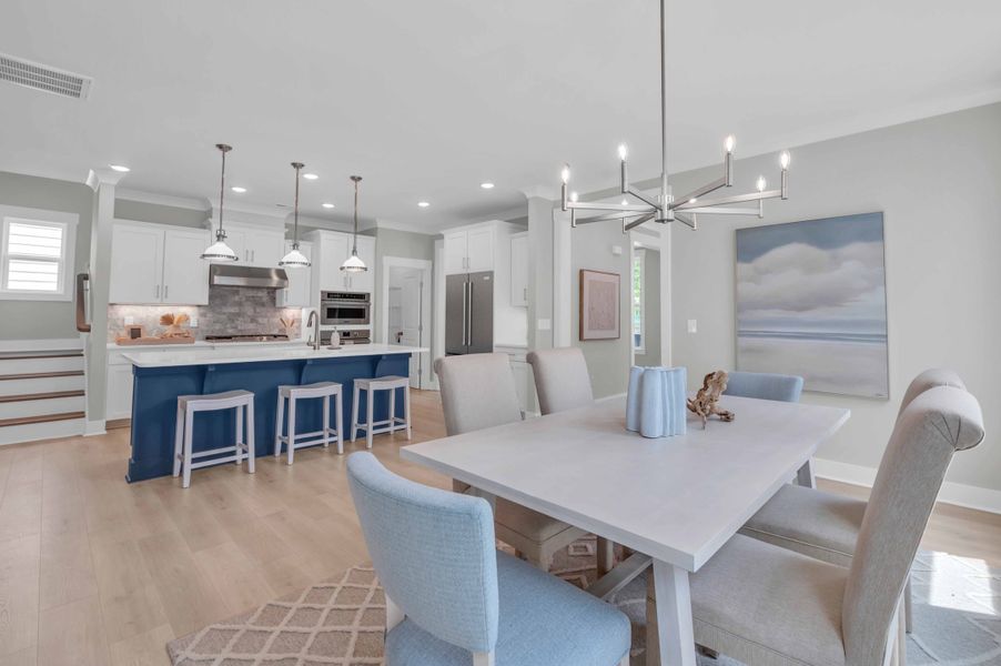 Representative furnished interior of a home built from the The Wisteria by RobuckHomes in East & Mason, Wilmington (Image 69).