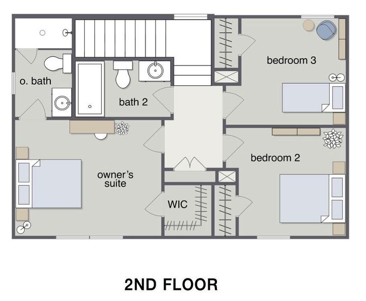 upper level floor plan