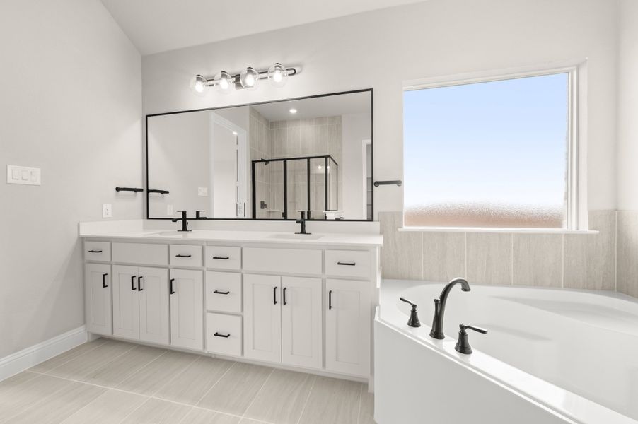 Furnished interior view inside a new home in Myrtle Creek, Waxahachie (Image 10).