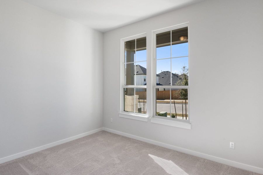 Spacious, unfurnished interior of a new home in Heritage, Dripping Springs (Image 21). Spacious, unfurnished interior of a new home in Heritage, Dripping Springs (Image 21).