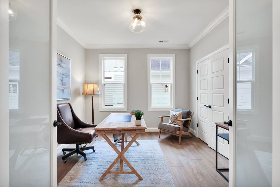 Representative furnished interior of a home built from the Lumina Island by Kent Homes in Oyster Harbour, Supply (Image 89).
