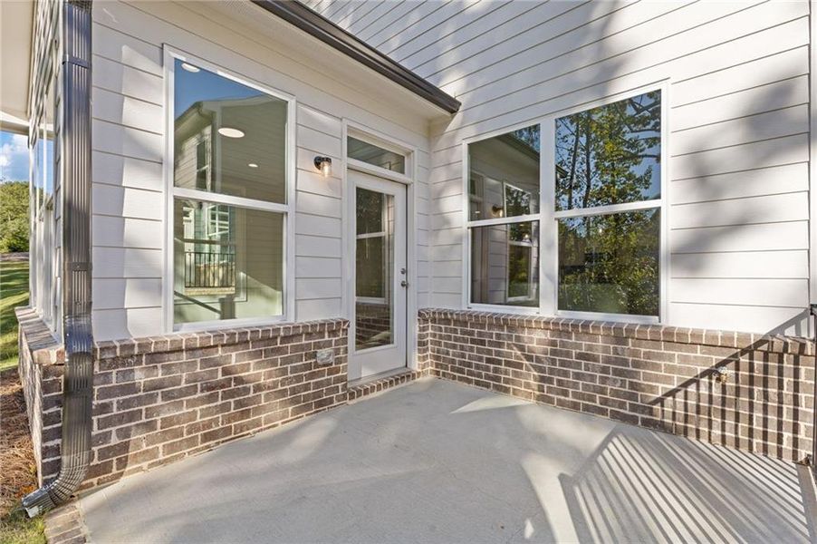 Exterior details and patio area of a home in , Dacula (Image 18). Exterior details and patio area of a home in , Dacula (Image 18).