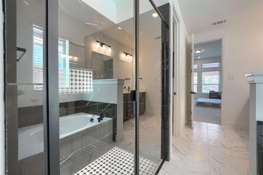 Furnished interior view inside a new home in , Fate (Image 14). Furnished interior view inside a new home in , Fate (Image 14).