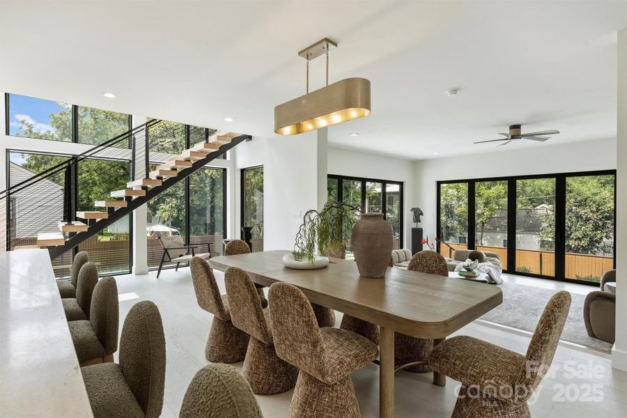 Furnished interior view inside a new home in , Charlotte (Image 4).