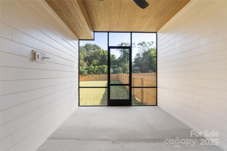 Exterior details and patio area of a home in , Charlotte (Image 3).