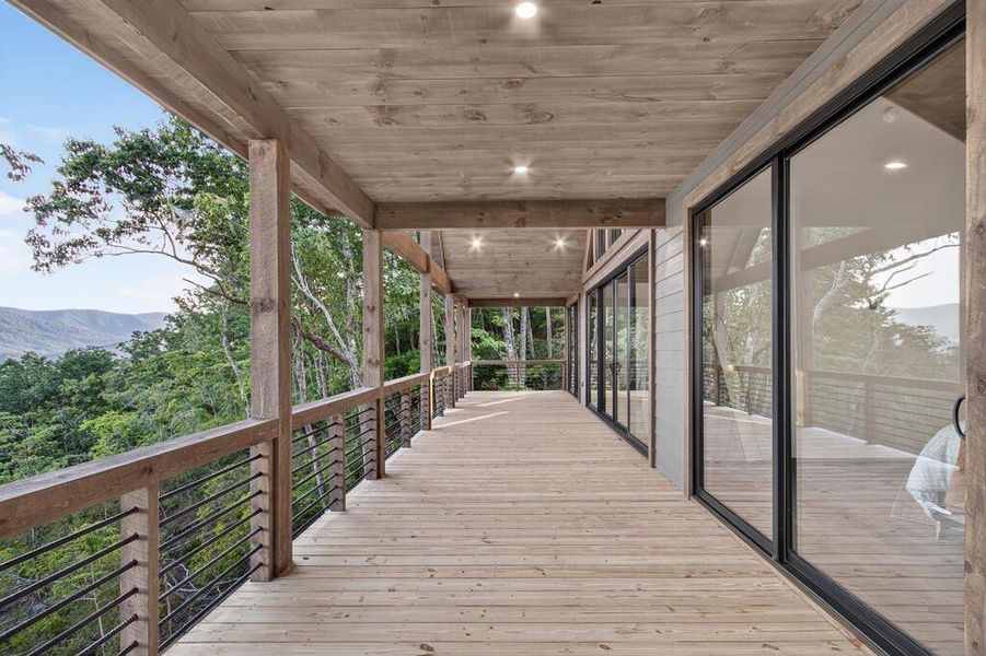 Exterior details and patio area of a home in , Blue Ridge (Image 33).