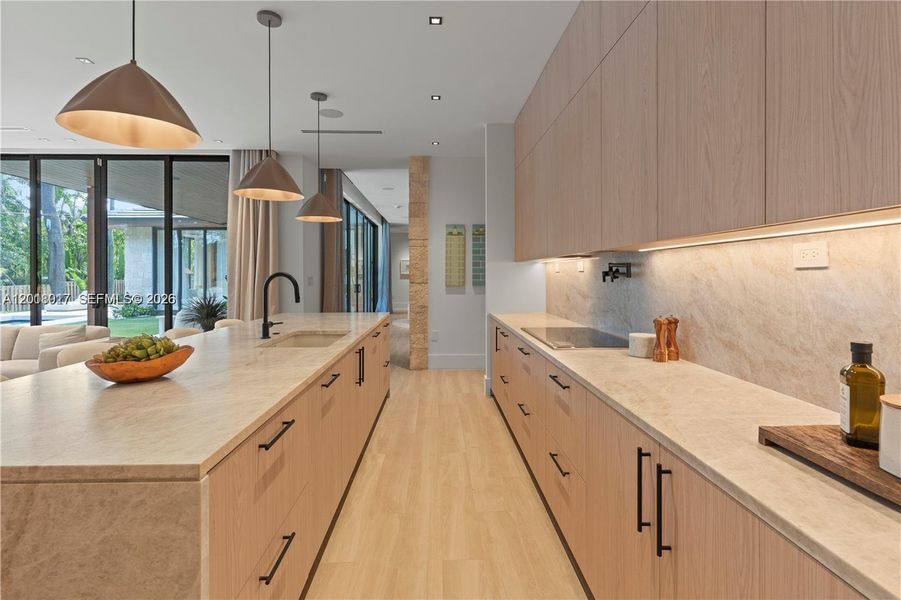 Furnished interior view inside a new home in , Miami (Image 46).