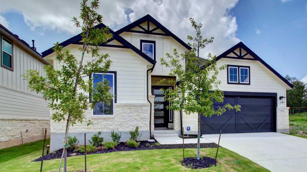 Furnished interior view inside a new home in The Crossvine, Schertz (Image 3).