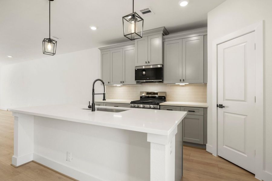Furnished interior view inside a new home in , Houston (Image 13).