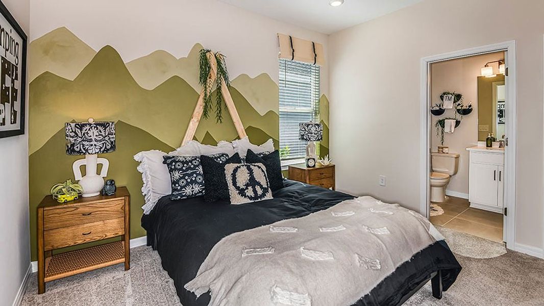 Representative furnished interior of a home built from the Amelia by Taylor Morrison in Windward Preserve, Cocoa (Image 15).