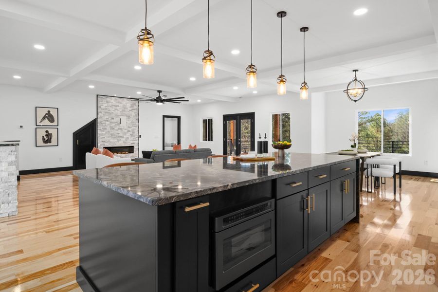 Furnished interior view inside a new home in , Mills River (Image 5).