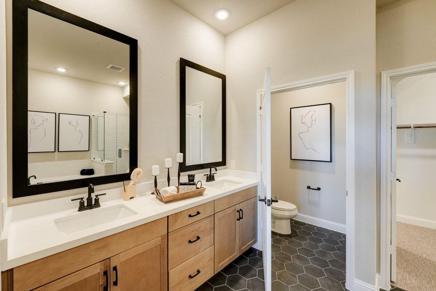 Furnished interior view inside a new home in Bridgeland: Signature Collection, Cypress (Image 16).