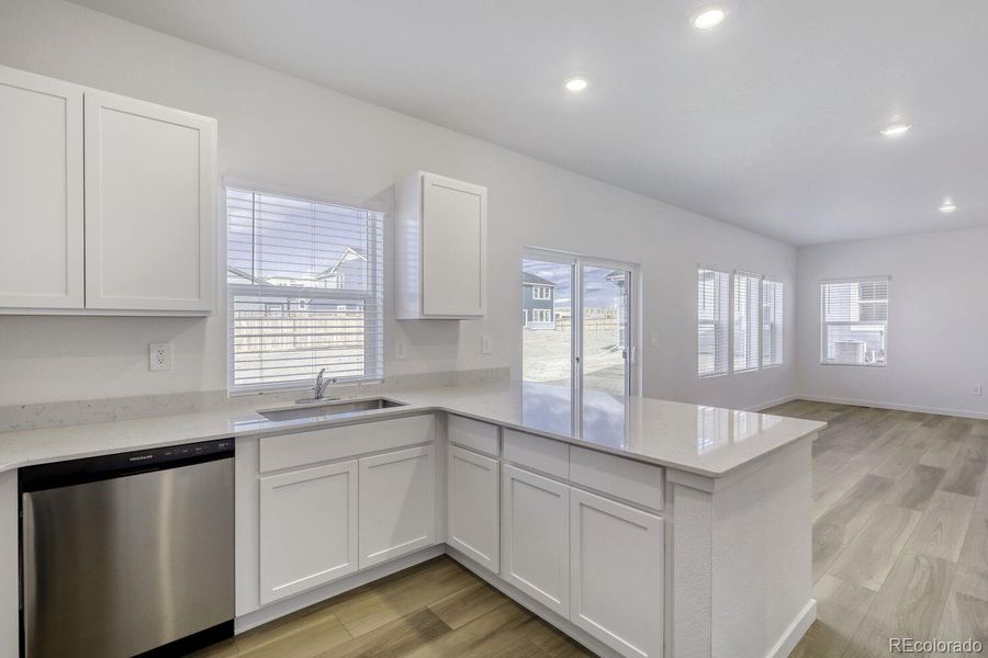 Furnished interior view inside a new home in Ledge Rock, Johnstown (Image 4).