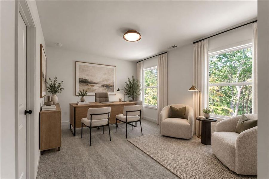 Furnished interior view inside a new home in , Waleska (Image 10).