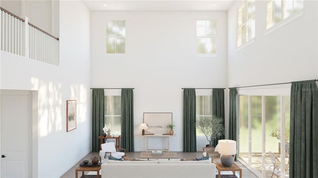 Furnished interior view inside a new home in Eden Preserve, Altamonte Springs (Image 6).