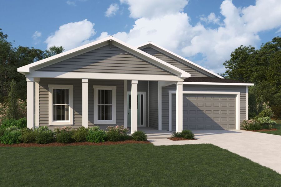 Representative exterior photo of a completed home built from the Lucia by Mattamy Homes in RiverTown, St. Johns, FL (Image 19).