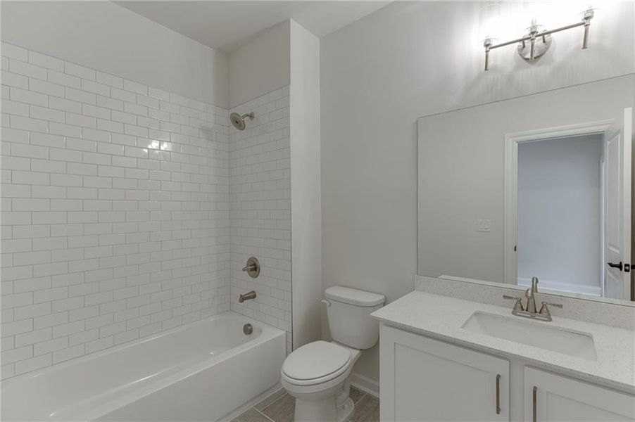 Furnished interior view inside a new home in , Cumming (Image 13).