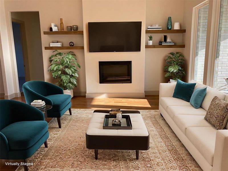 Furnished interior view inside a new home in , Whitney (Image 9).