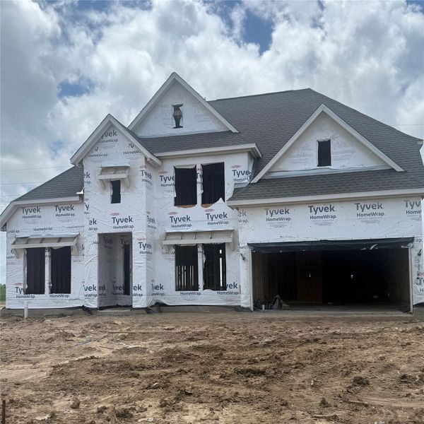 In-progress construction of a new home in Valencia, Manvel, TX (Image 9). In-progress construction of a new home in Valencia, Manvel, TX (Image 9).
