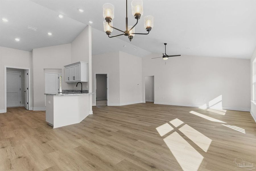 Spacious, unfurnished interior of a new home in Pecan Valley, Cantonment (Image 8). Spacious, unfurnished interior of a new home in Pecan Valley, Cantonment (Image 8).