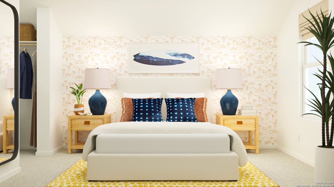 Furnished interior view inside a new home in Flora Meadows, Converse (Image 9).