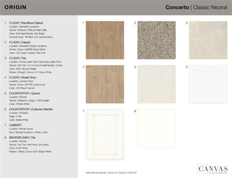 Sample of building materials used in homes in Windance Lake, Loganville (Image 25).