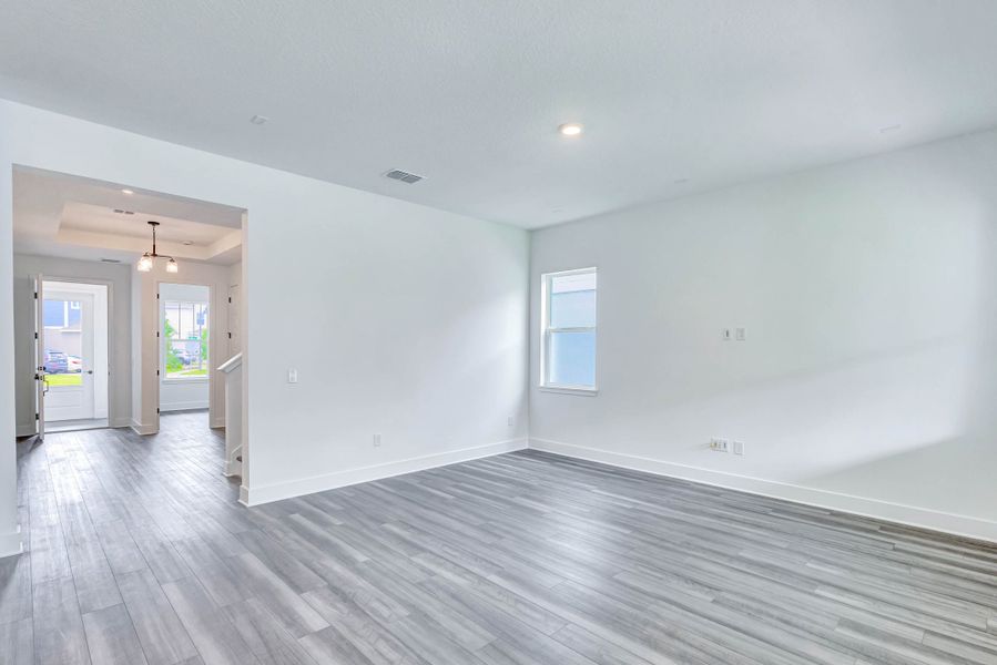 Representative unfurnished interior of a home built from the Faulkner by Rockwell Homes in Northlake at Ovation, Winter Garden (Image 28). Representative unfurnished interior of a home built from the Faulkner by Rockwell Homes in Northlake at Ovation, Winter Garden (Image 28).