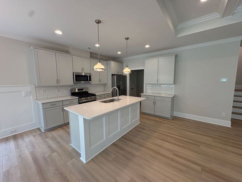Furnished interior view inside a new home in Riverside Cove, Wilmington (Image 7).