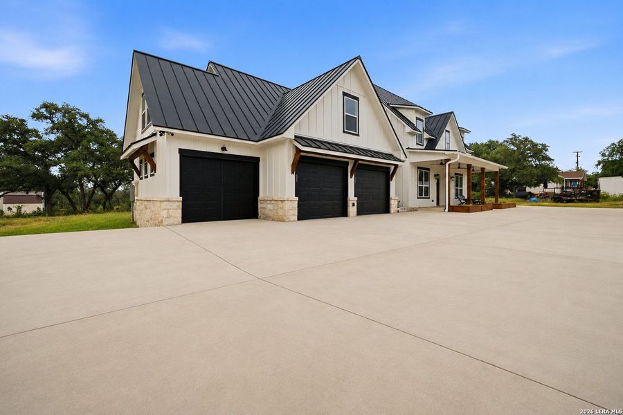 Front exterior of a new home in , San Antonio, TX, highlighting curb appeal (Image 23). Front exterior of a new home in , San Antonio, TX, highlighting curb appeal (Image 23).