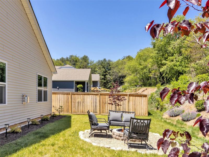 Exterior details and patio area of a home in , Waynesville (Image 4).