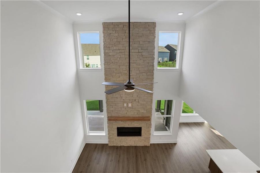 Furnished interior view inside a new home in Twin Lakes, Hoschton (Image 9).