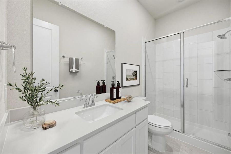 Furnished interior view inside a new home in Chatham Reserve, Providence Village (Image 20).