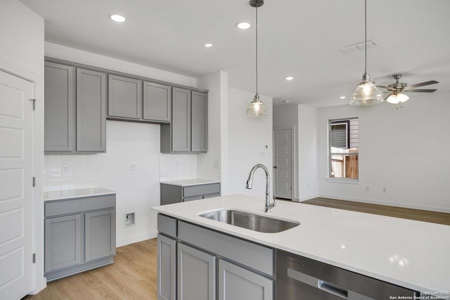 Furnished interior view inside a new home in Morgan Meadows, San Antonio (Image 9). Furnished interior view inside a new home in Morgan Meadows, San Antonio (Image 9).