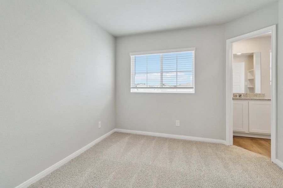 Representative unfurnished interior of a home built from the Duplex 5736 by TwoTen Communities in Emma Park, Buda (Image 14).