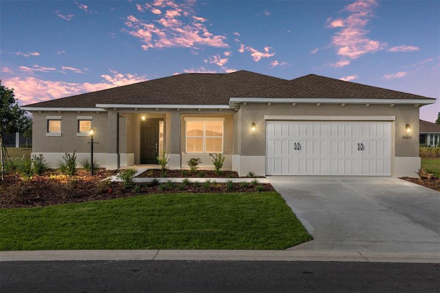 Front exterior of a new home in , Ocala, FL, highlighting curb appeal (Image 20).