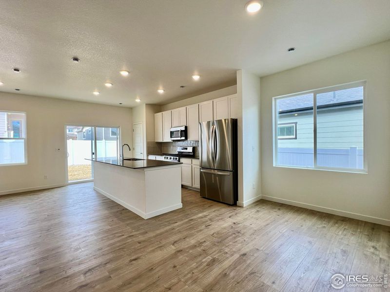 Furnished interior view inside a new home in Union Colony West, Greeley (Image 5).