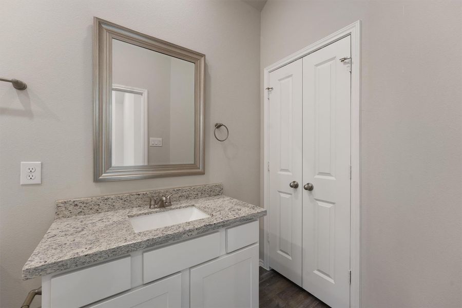 Furnished interior view inside a new home in , Willis (Image 12).