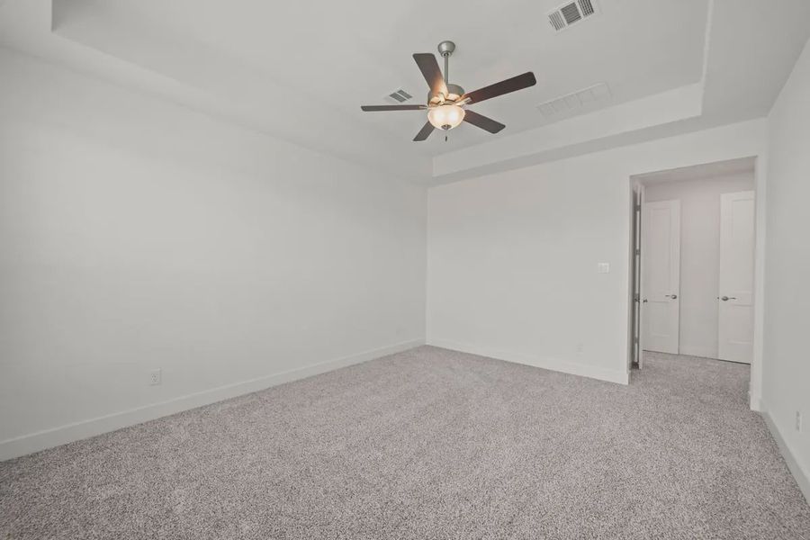 Representative unfurnished interior of a home built from the Mariah by Chesmar Homes in Lakes of Cane Island, Katy (Image 30).