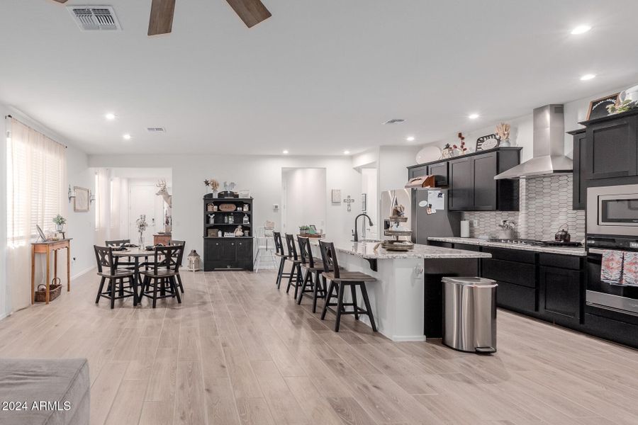 Great room/ Kitchen Island