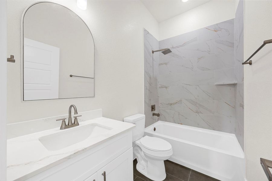 Furnished interior view inside a new home in , Cleveland (Image 6).