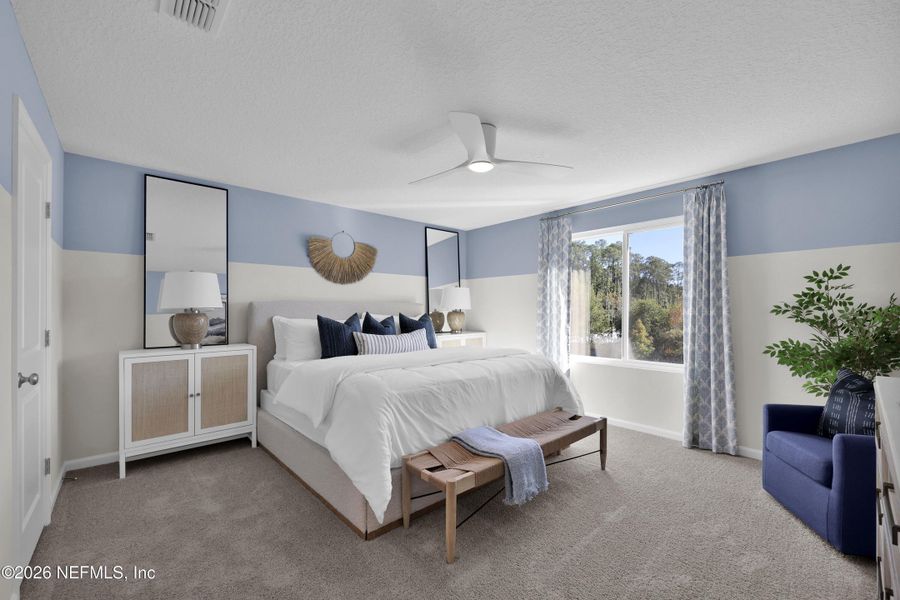 Furnished interior view inside a new home in Baxley Villas, Middleburg (Image 11).