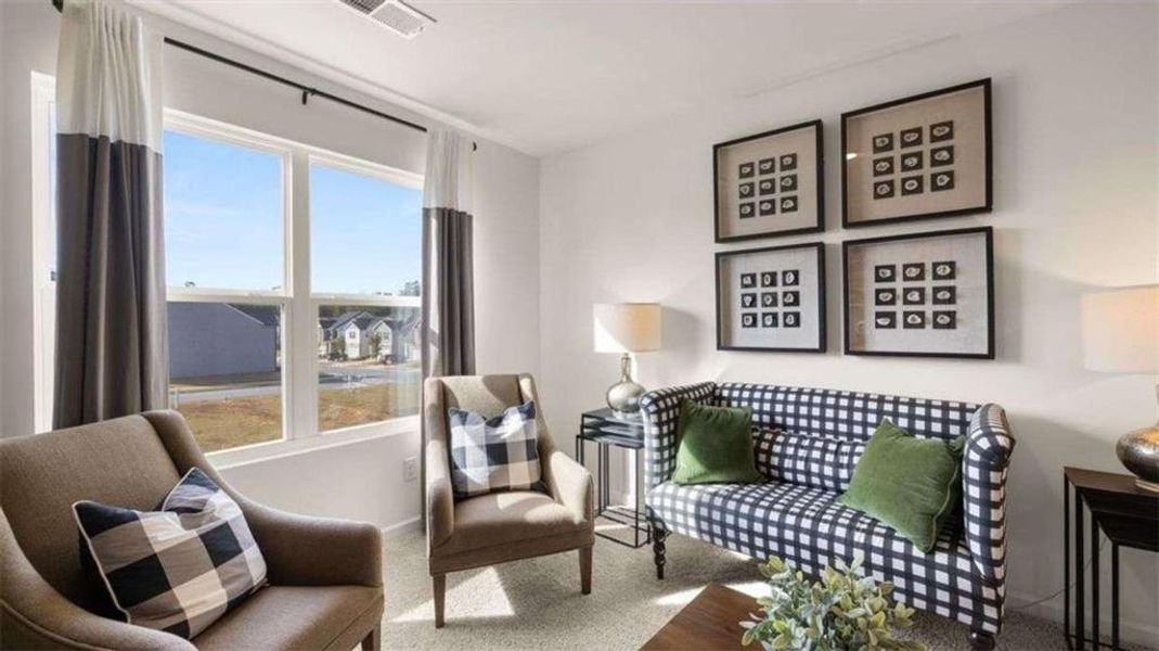 Furnished interior view inside a new home in Poplar Preserve, Newnan (Image 4).